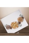Collier fashion, motifs en cristal de résine