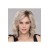 Perruque mi longue Monofilament, ultra-tendance