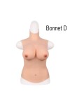 Buste long fausse poitrine, col haut, Bonnet C-D-E-G