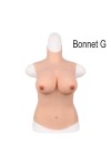 Buste long fausse poitrine, col haut, Bonnet C-D-E-G