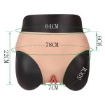 Culotte réaliste trangenre, en silicone